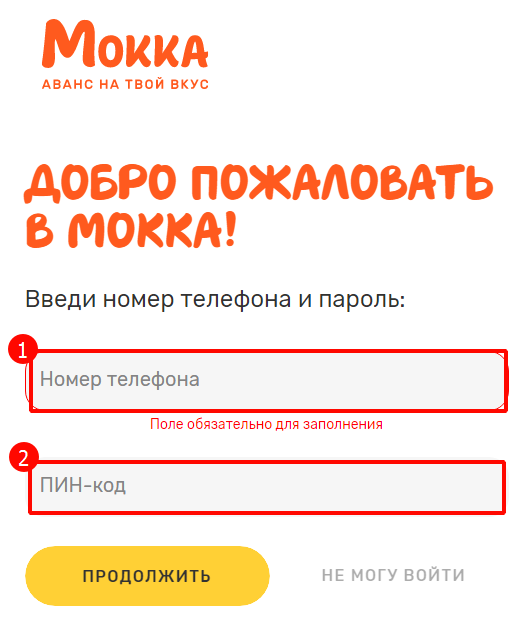 Авторизация в системе