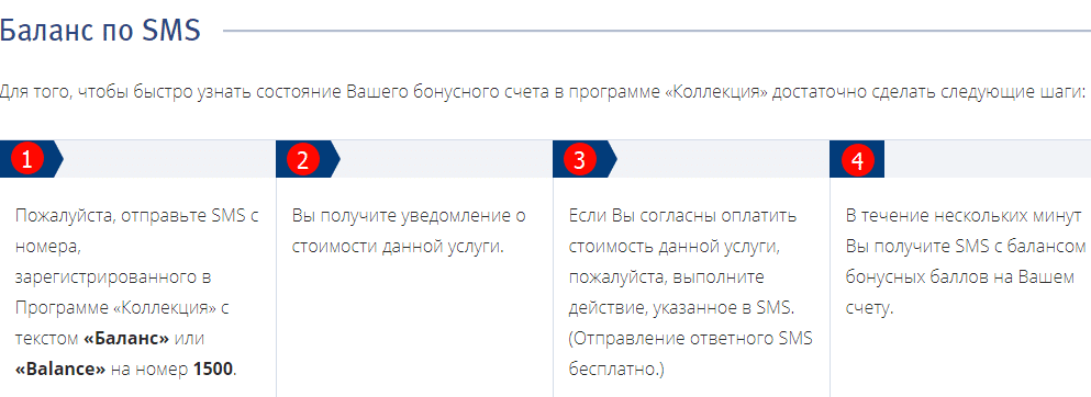 Получить информацию по бонусным баллам